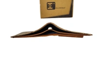 MENS GENUINE LEATHER 2 FOLD MULTI COLOR WALLETS BRAND BOX PACKING - FREE, 6