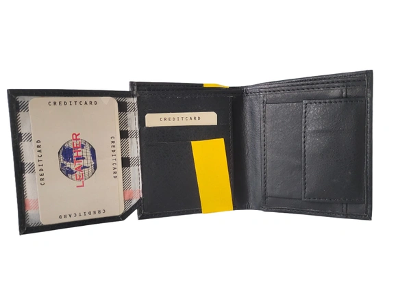 MENS GENUINE LEATHER MIX BRAND WALLETS IN MIX COLOR  - FREE, 6