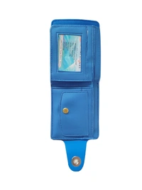 MENS 2 FOLD MIX COLOR PU LEATHER WALLET - FREE, 6