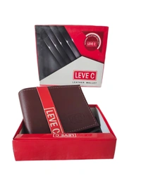 MENS GENUINE LEATHER MIX BRAND WALLETS IN MIX COLOR  - FREE, 6