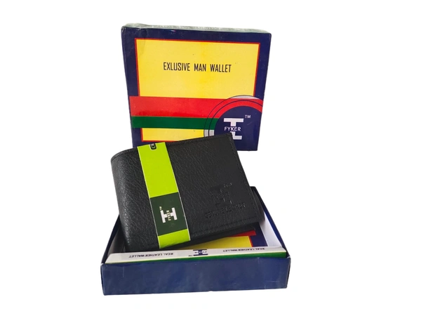 MENS GENUINE LEATHER MIX BRAND WALLETS IN MIX COLOR  - FREE, 6