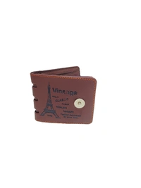 MENS 2 FOLD MIX COLOR STYLISH PU LEATHER WALLET - FREE, 6