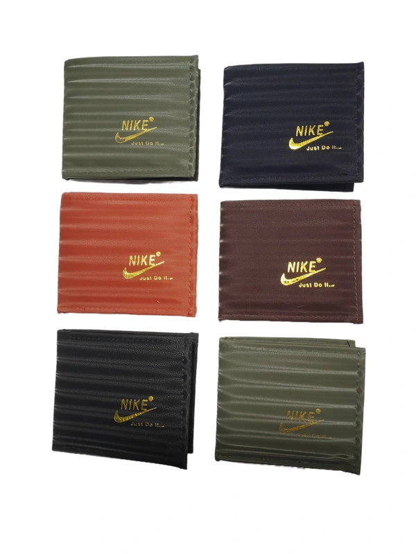 MENS PU LEATHER MIX BRAND WALLETS IN MIX COLOR  - FREE, 6