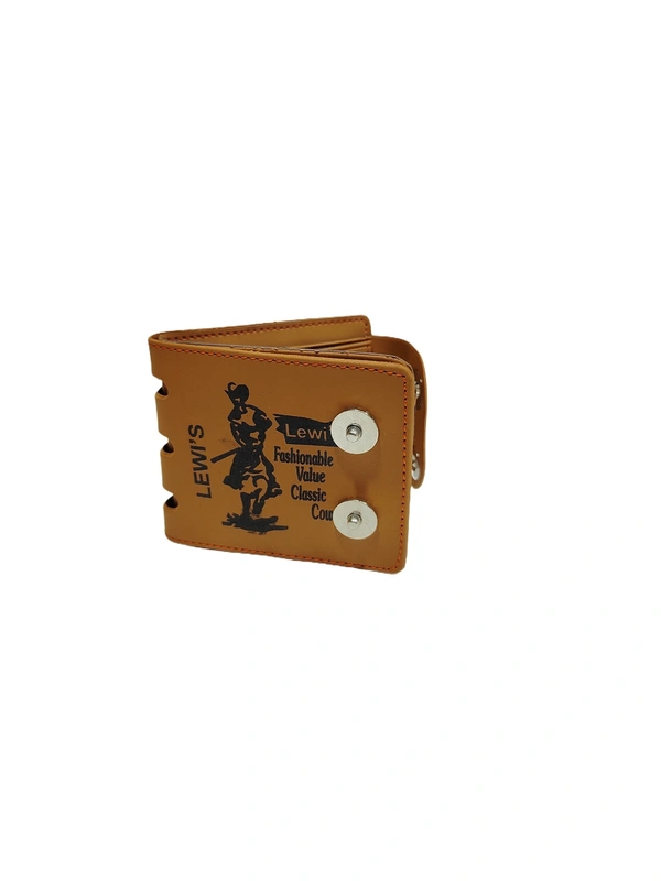 MENS 2 FOLD MIX COLOR STYLISH PU LEATHER WALLET - FREE, 6