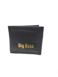 BOYS PU LEATHER BRAND WALLETS IN MIX COLOR  - FREE, 6