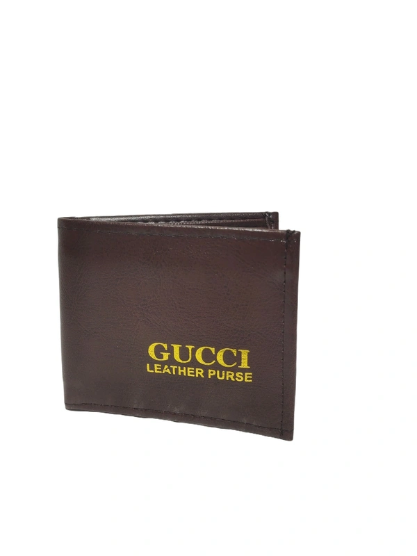 BOYS PU LEATHER BRAND WALLETS IN MIX COLOR  - FREE, 6