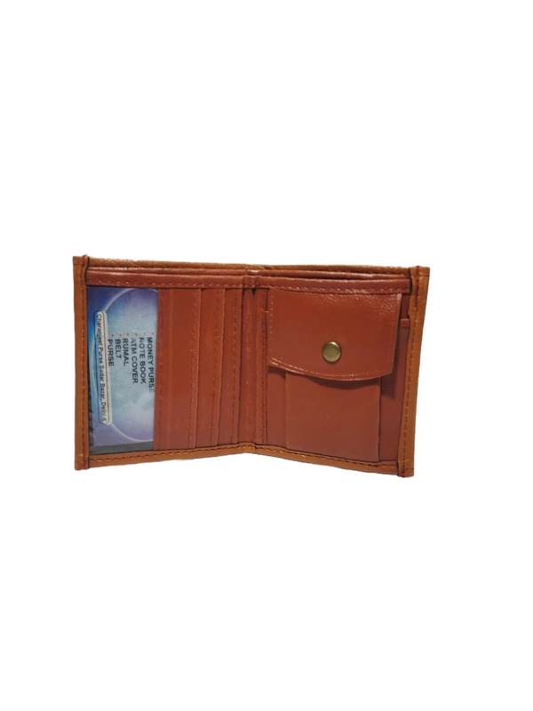 MENS PU LEATHER BRAND WALLETS IN MIX COLOR  - FREE, 6