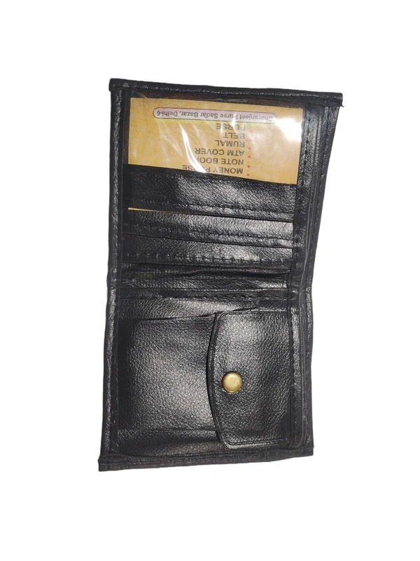 MENS PU LEATHER BRAND WALLETS IN MIX COLOR  - FREE, 6