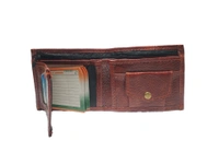 MENS PU LEATHER BRAND WALLETS IN MIX COLOR  - FREE, 6
