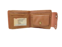 MENS 2 FOLD MIX COLOR STYLISH PU LEATHER WALLET - FREEEW, 6