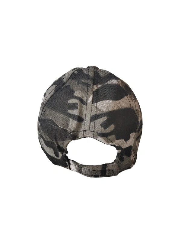 MENS ARMY PRINTED EMBROIDERED DESIGN COTTON CAP  FITTING VELCRO  - FREE, 6