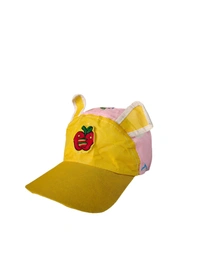 KIDS COTTON MULTI COLOR STYLISH DESIGN CAPS FITTING -ELASTIC - FREE, 6