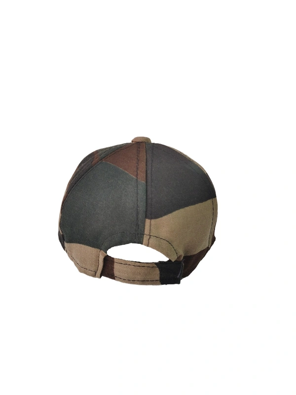 MENS COTTON ARMY PRINTED EMBROIDERED DESIGN CAPS FITTING -VELCRO  - FREE, 6