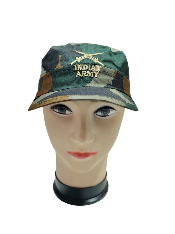 MENS COTTON ARMY PRINTED EMBROIDERED DESIGN SHORT  CAPS FITTING -ELASTIC - FREE, 12