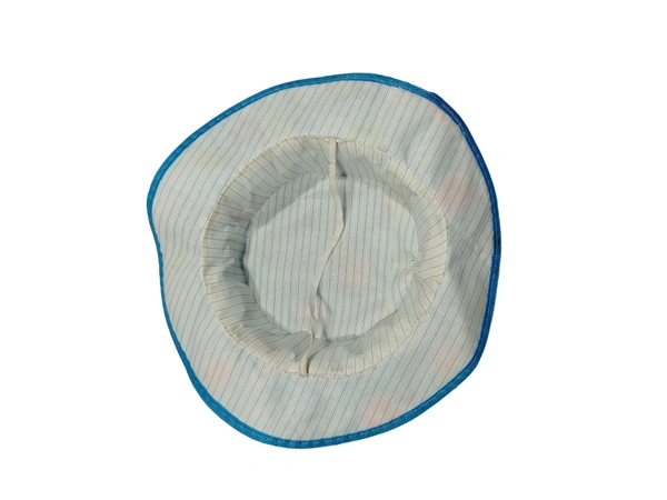 KIDS GIRLS ROUND STYLE PRINTED COTTON HAT FITTING ELASTIC - FREE, 12