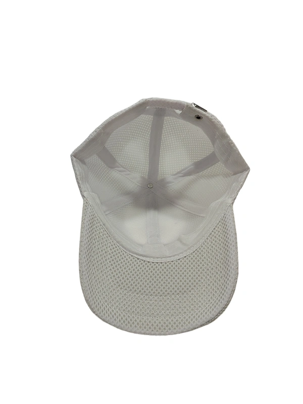 MENS NET JALI METAL LOGO WHITE COLOR CAPS BUCKLE ADJUSTABLE  - FREE, 6