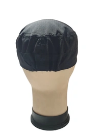 BOYS BLACK COLOR EMBROIDERED DESIGN COTTON SHORT CAP - FREE, 6