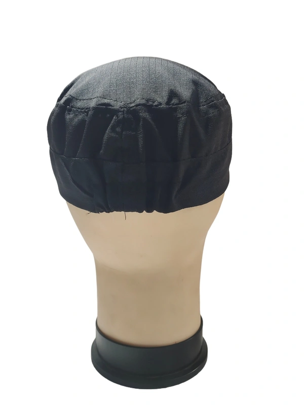 BOYS BLACK COLOR EMBROIDERED DESIGN COTTON SHORT CAP - FREE, 6