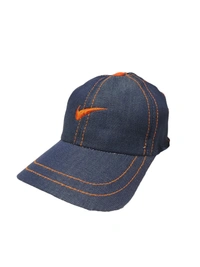 BOYS BLUE COLOR EMBROIDERED DESIGN JEANS  CAP FITTING VELCRO - FREE, 6