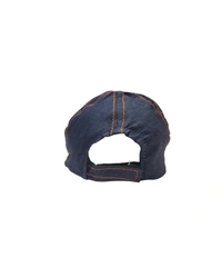 BOYS BLUE COLOR EMBROIDERED DESIGN JEANS  CAP FITTING VELCRO - FREE, 6