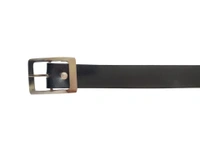 MENS PU LEATHER BLACK COLOR HEAVY H KANTA BUCKLE BELT  - FREE, 6