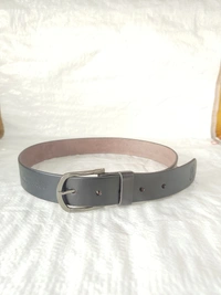 40 MM MENS GENUINE LEATHER BLACK COLOR MULTI DESIGN BELT SIZE 40-50 (6 SIZE) - FREE, 6