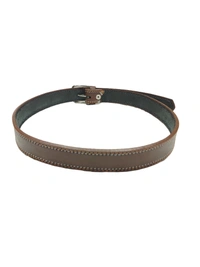 KIDS PU LEATHER BROWN COLOR HEAVY KANTA BUCKLE BELT  - FREE, 12
