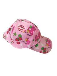 KIDS MIX PRINTED DESIGN COTTON CAPS  FITTING -VELCRO  - SMALL, 6