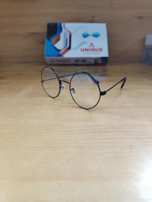 MENS METAL FRAME CLEAR LENS ROUND SUNGLASSES  - FREE, 12