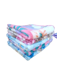 SOFT COTTON TOWEL IN MULTI COLOR MIX PRINTED FOR GIRL LADIES KIDS SET OF 12 PICES  - FREE, 12