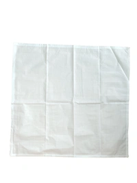 MENS PURE COTTON WHITE COLOR PLAIN DESIGN HAND KERCHIEFS - FREE, 12