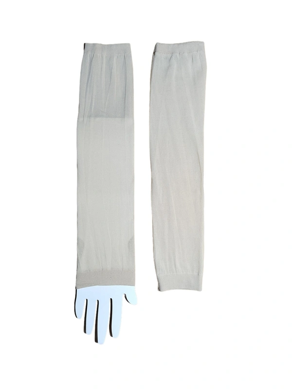 GIRL AND LADIES SOFT AND COMFORT CREAM COLOR ARM SLEEVES - FREE, 12