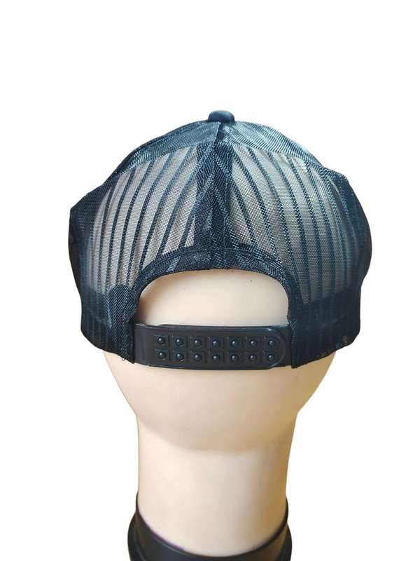 MENS BLACK COLOR BOY PRINTED DESIGN NET CAP FITTING SNAPBACK - FREE, 12