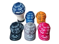 KIDS MIX COLOR PRINTED DESIGN COTTON CAP FITTING VELCRO - FREE, 12