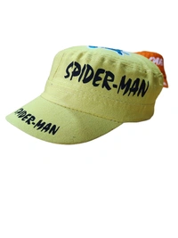 KIDS MIX COLOR PRINTED DESIGN COTTON SHORT CAP FITTING ELASTIC - FREE, 12