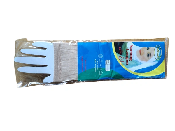 GIRL AND LADIES SOFT AND COMFORT CREAM COLOR ARM SLEEVES - FREE, 12