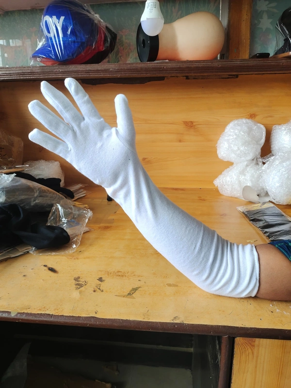 GIRL AND LADIES SOFT AND COMFORT WHITE  COLOR  FULL ARM SLEEVES - FREE, 12