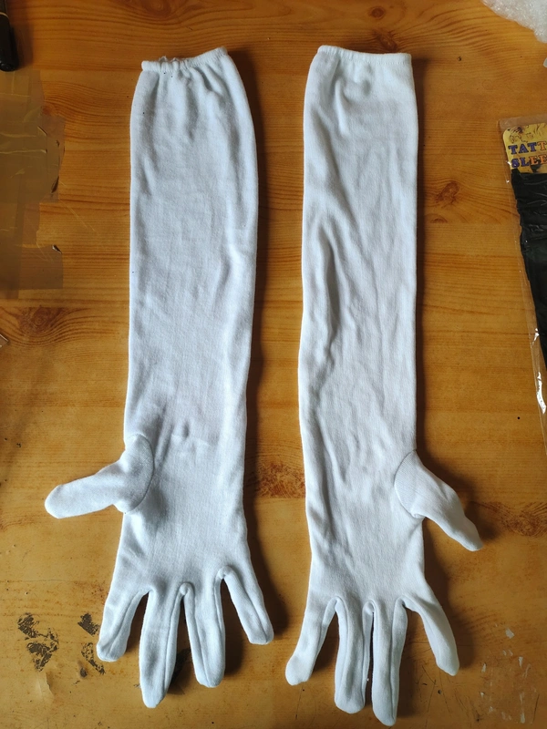 GIRL AND LADIES SOFT AND COMFORT WHITE  COLOR  FULL ARM SLEEVES - FREE, 12