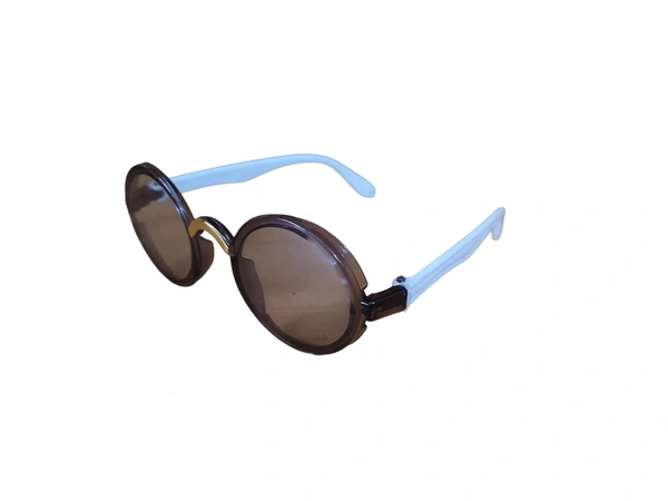 KIDS NEW DESIGN STYLISH MIX COLOR FRAME ROUND SUNGLASSES - FREE, 12