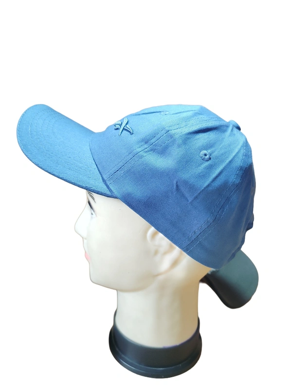 MEN'S EMBROIDERED DESIGN MULTI  COLOR COTTON CAPS FITTING- BUCKLE  - FREE, 12