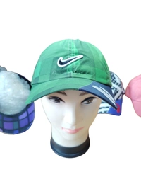 MENS EMBROIDERED DESIGN MULTI COLOR PARASHUTE MATERIAL CAPS FITTING BUCKLE  - FREE, 12