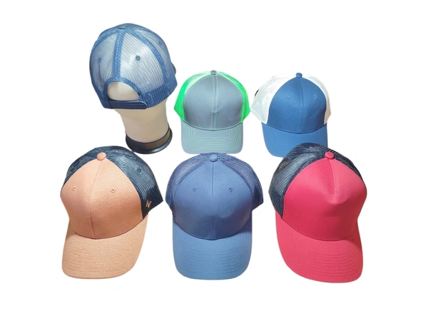 MENS NEW STYLISH  MULTI  COLOR  NET JALI CAPS FITTING - SNAPBACK  - FREE, 12