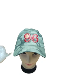 MENS EMBROIDERED DESIGN ARMY PRINTED  COLOR  COTTON  MATERIAL CAPS FITTING - VELCRO   - FREE, 12