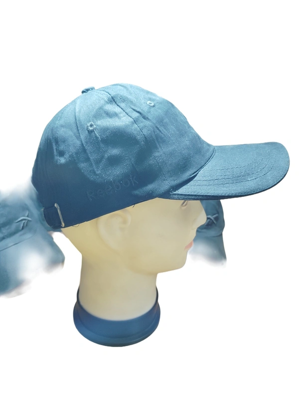 MENS EMBROIDERED DESIGN BLACK  COLOR  COTTON  MATERIAL CAPS FITTING - BUCKLE   - FREE, 12