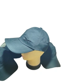 MENS EMBROIDERED DESIGN BLACK  COLOR  COTTON  MATERIAL CAPS FITTING - BUCKLE   - FREE, 12