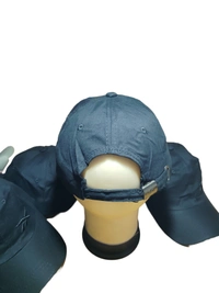 MENS EMBROIDERED DESIGN BLACK  COLOR  COTTON  MATERIAL CAPS FITTING - BUCKLE   - FREE, 12