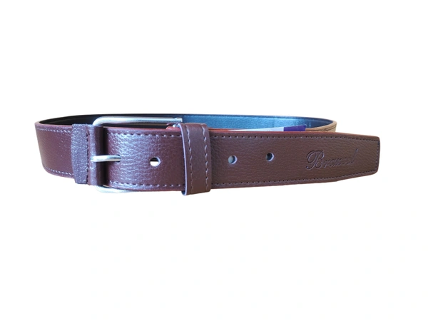 MENS  PU LEATHER BROWN  COLOR  KANTA  BUCKLE  BELT - FREE, 06