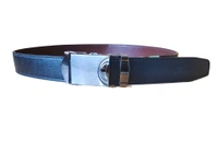 MENS PU LEATHER BLACK  COLOR ARMY  BUCKLE  BELT - FREE, 06