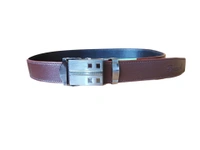 MENS PU LEATHER BROWN  COLOR ARMY  BUCKLE  BELT - FREE, 06