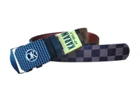 MENS PU LEATHER MIX  COLOR ARMY  BUCKLE  BELT - FREE, 06